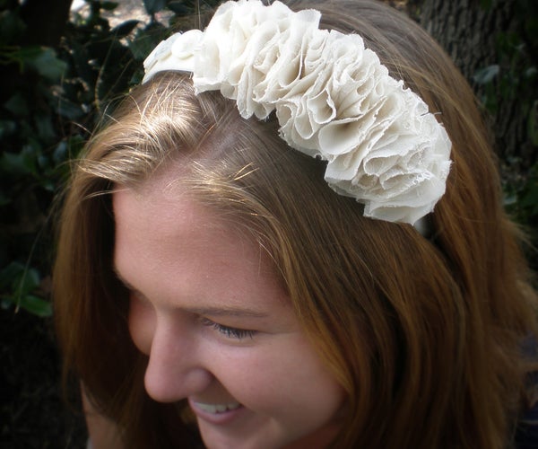 Recycled Ruffled Headband