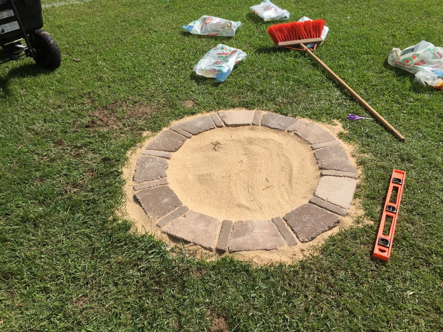 Diy Fire Pit And Seating Area 15 Steps With Pictures Instructables