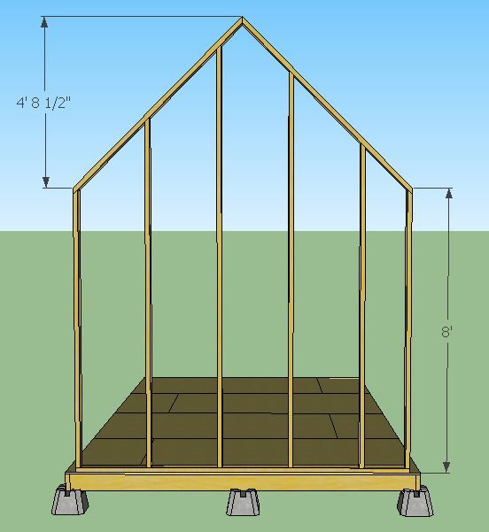 Een van de eerste tiny houses onder de 1000 euro. (Inflatie-gecorrigeerd.) 13 De achtermuur bouwen