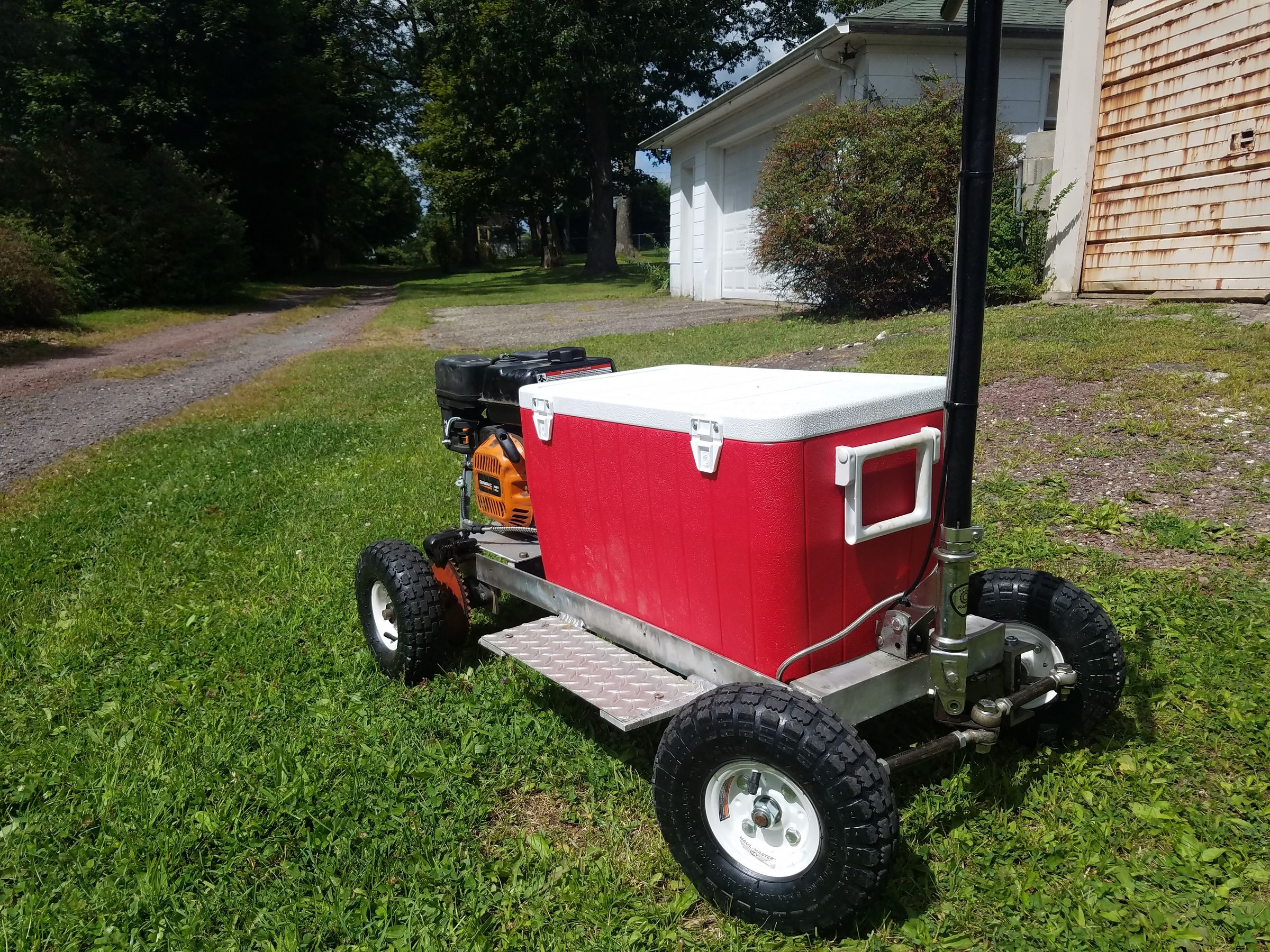 DIY Gas Powered Cooler Kart 9 Steps Instructables