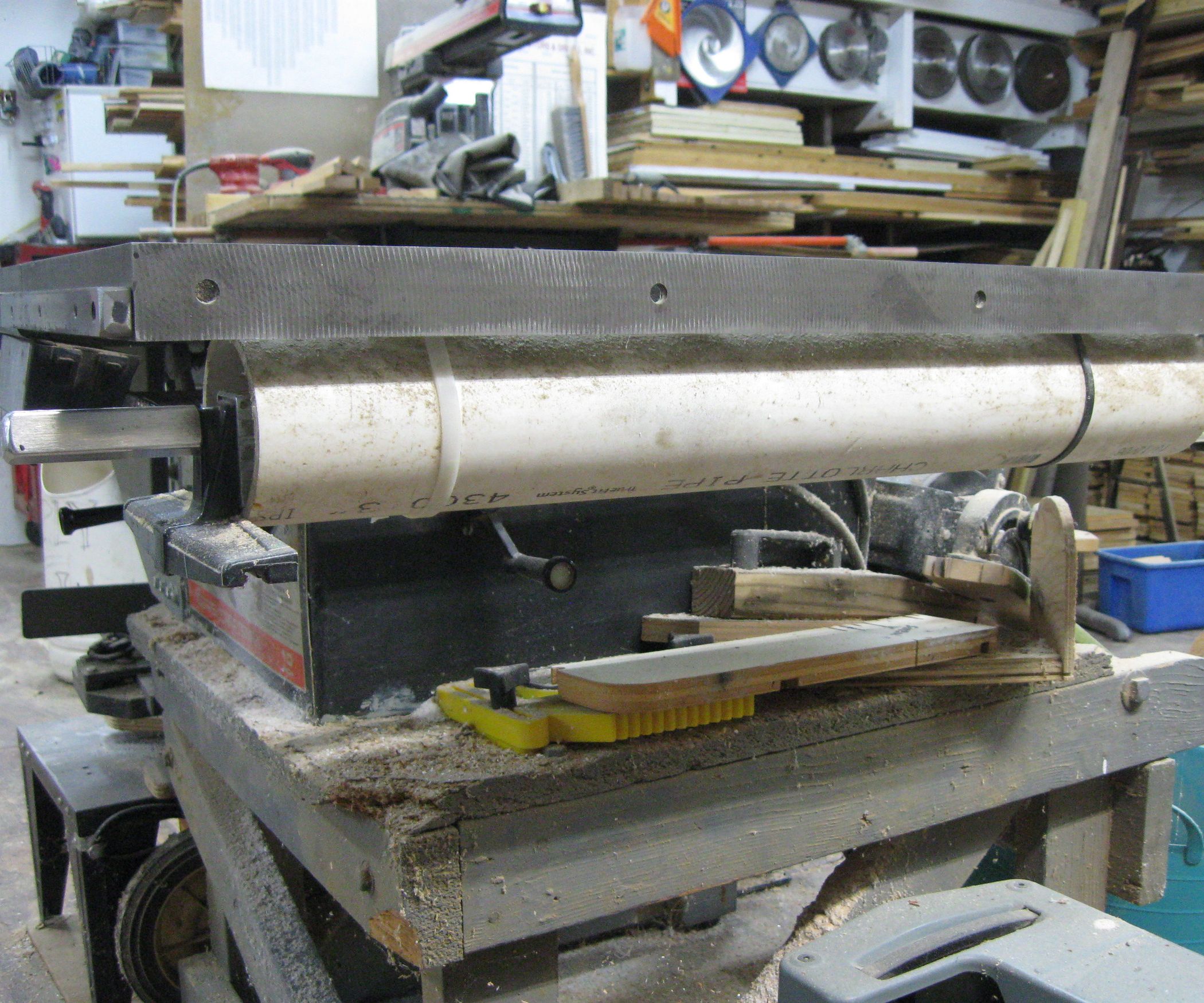 Table Saw Fence Storage Pipe 3 Steps (with Pictures) Instructables