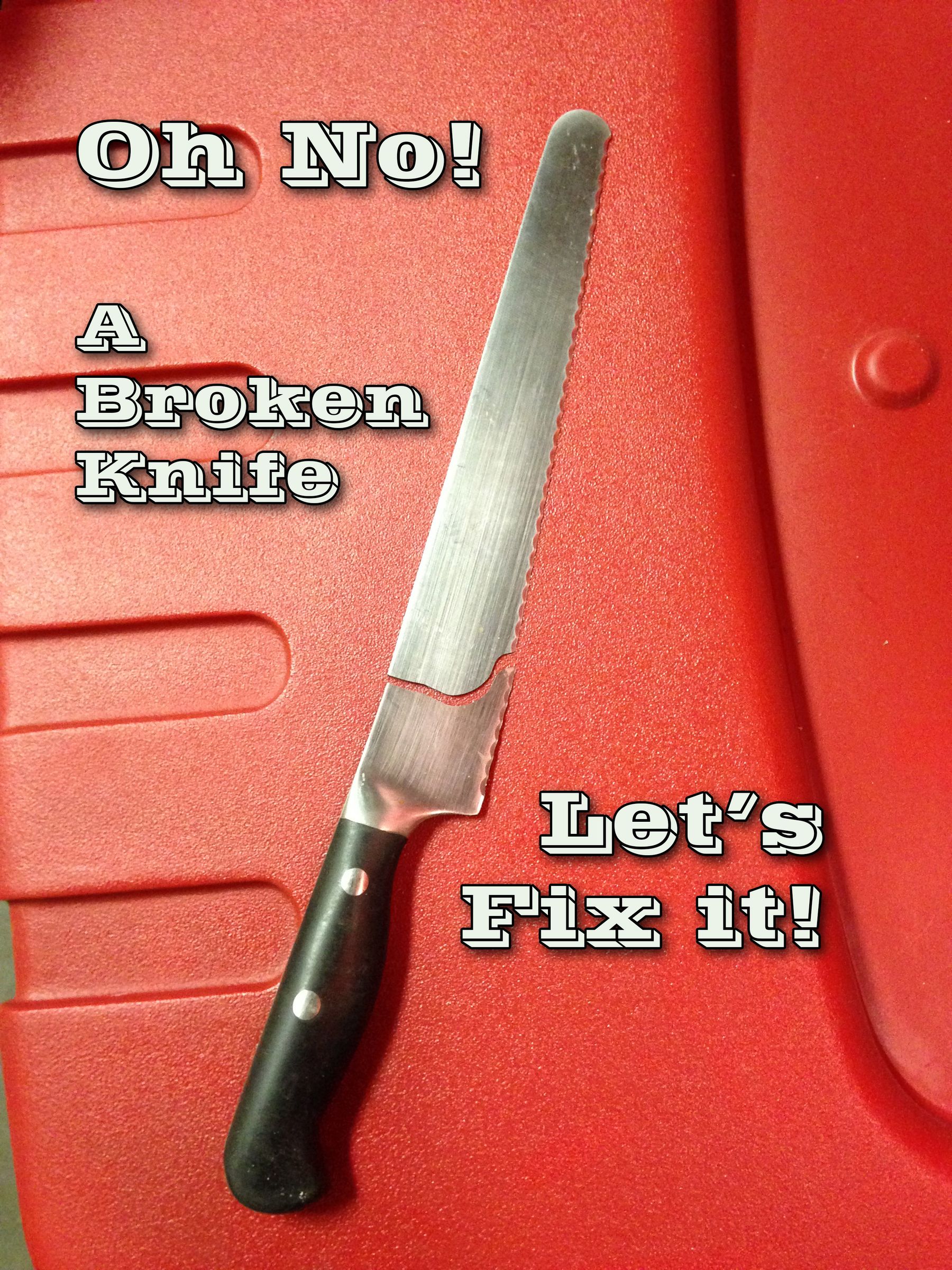 DIY guide for TIG Weld A Broken Knife with step-by-step instructions