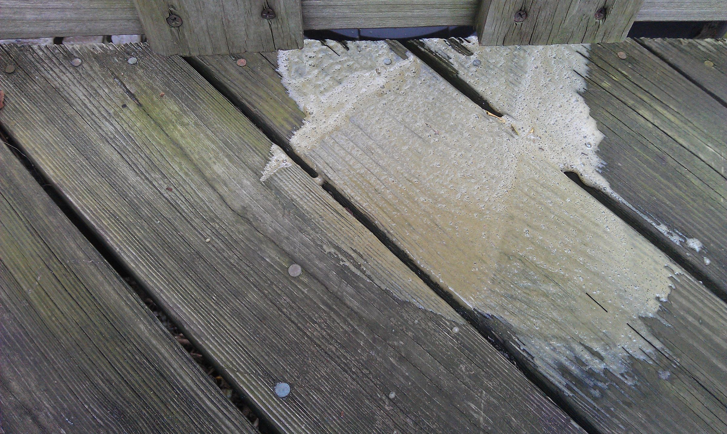 Killing Algae Growing on a Wooden Deck Using Hydrogen Peroxide Instructables