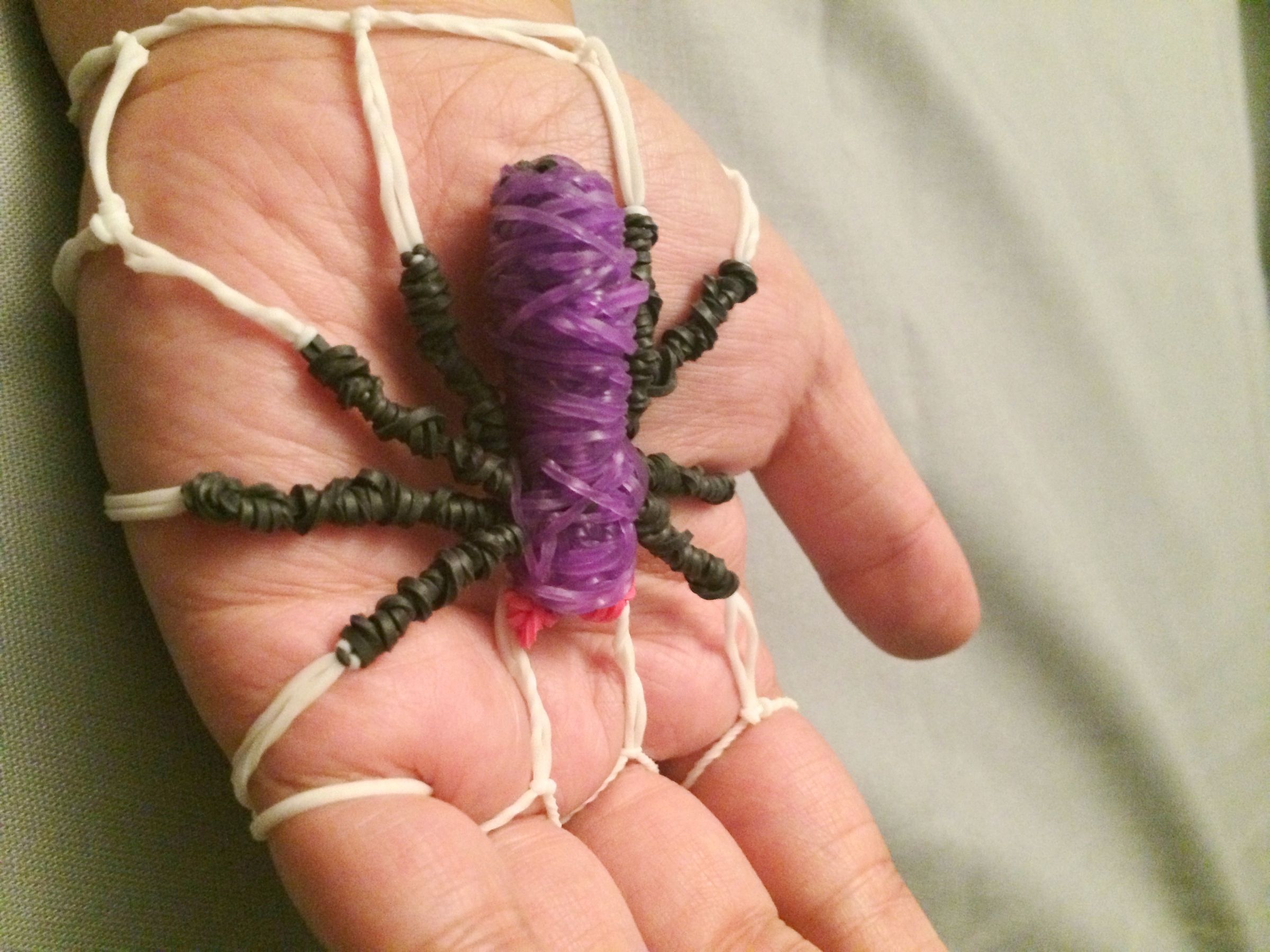 Spider Rubber Band Bracelet No Rainbow Loom Needed 6 Steps (with Pictures) Instructables