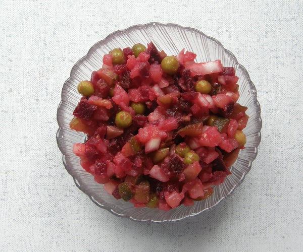 Vinegret. a Russian Mixed Salad