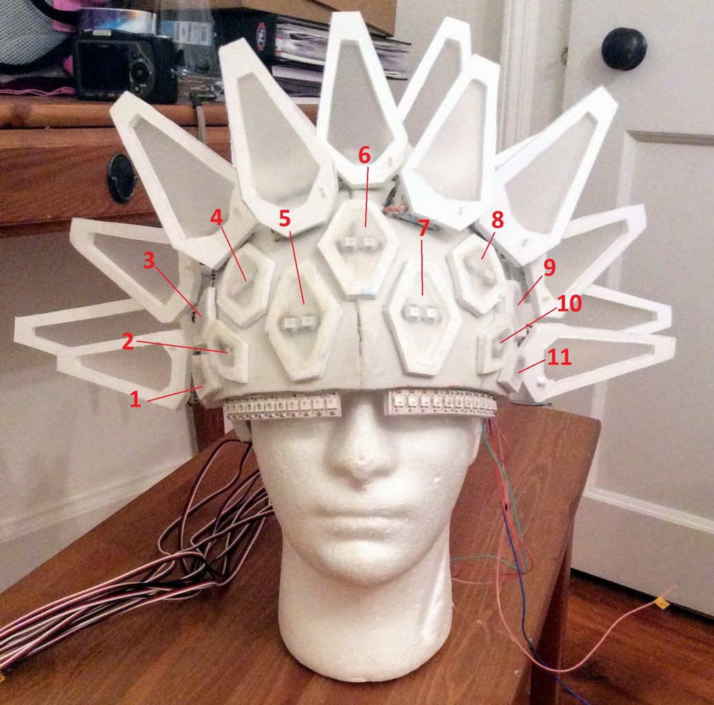 Arduino Powered Headdress : 10 Steps (with Pictures) - Instructables
