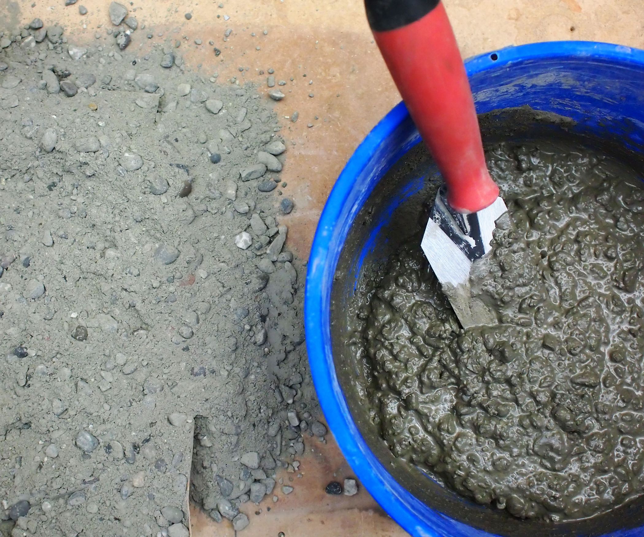 Mixing + Pouring Concrete 11 Steps Instructables
