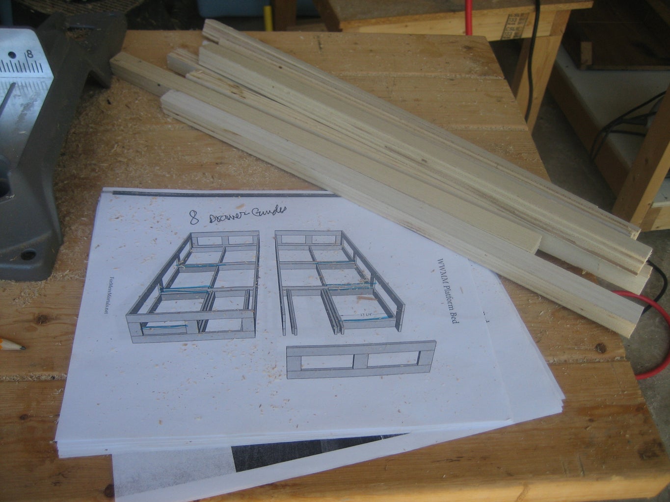 California King Platform Bed 12 Steps Instructables California King Platform Bed 12 Steps, California King Bed Frame With Drawers Plans