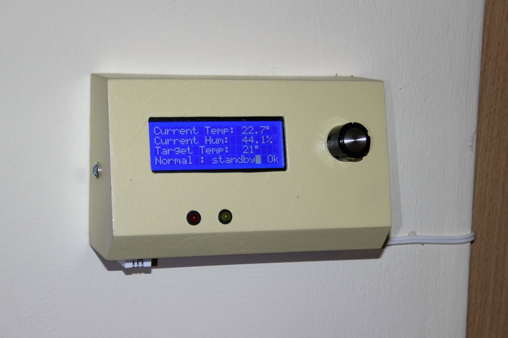 Thermostat With Arduino and Big LCD 