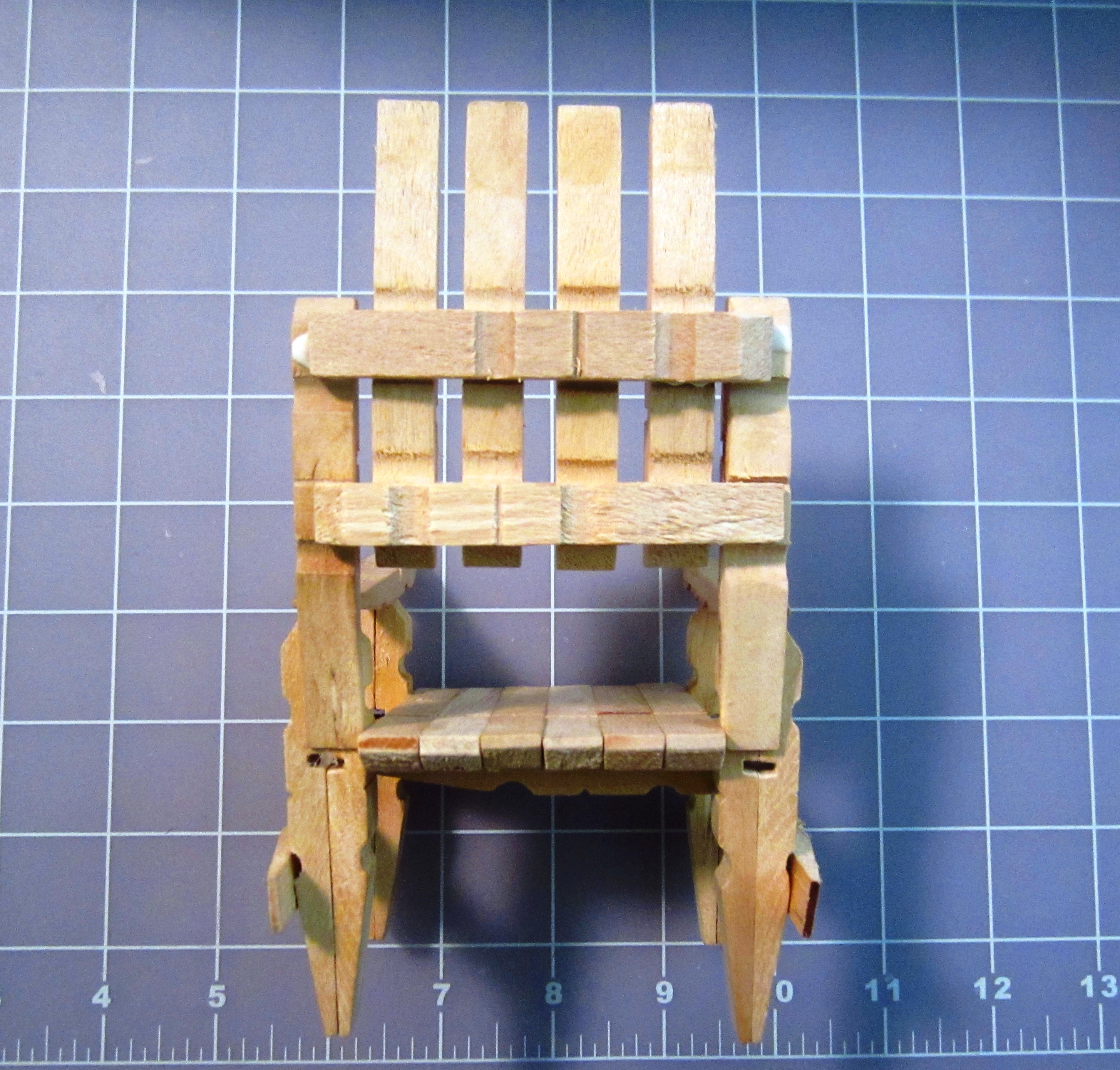 Clothespin Rocking Chair So Easy to Make Instructables