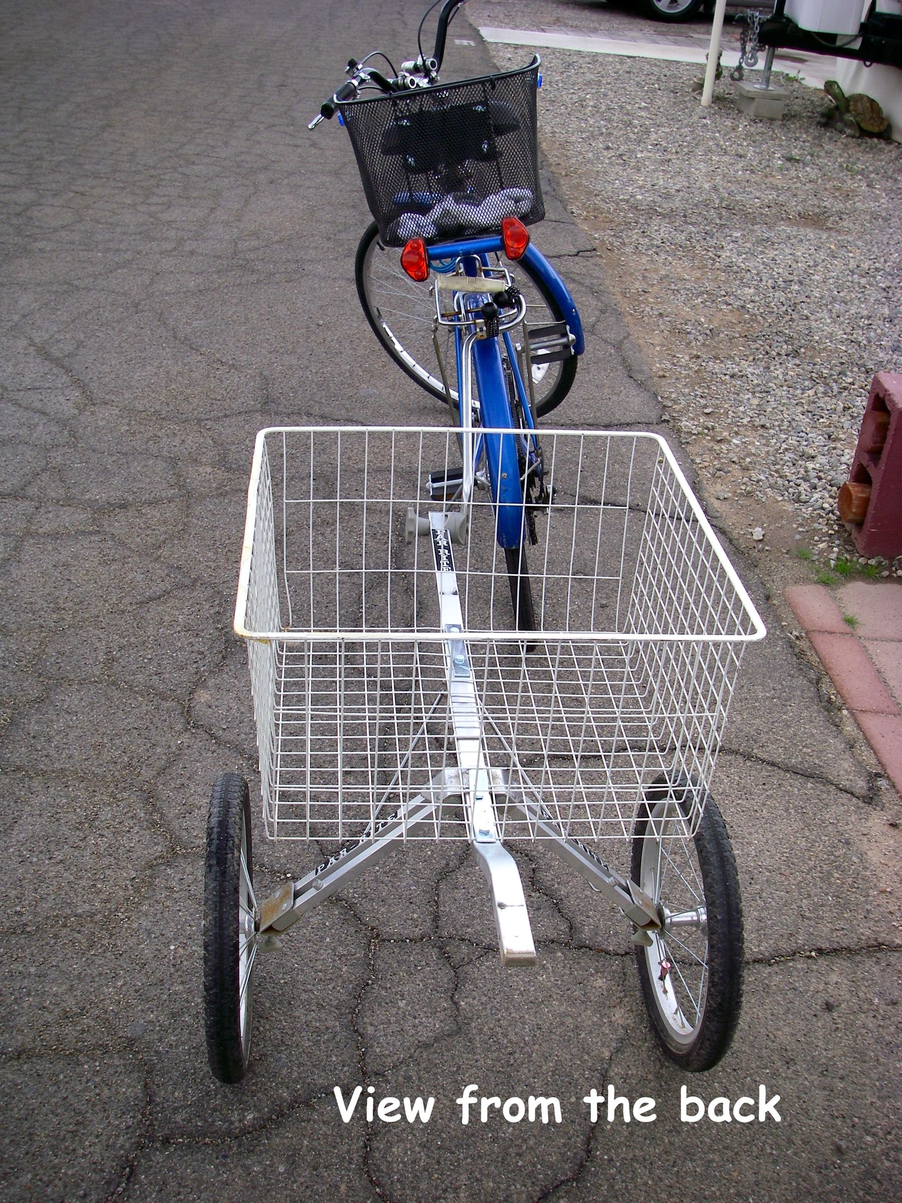 bike pulling cart