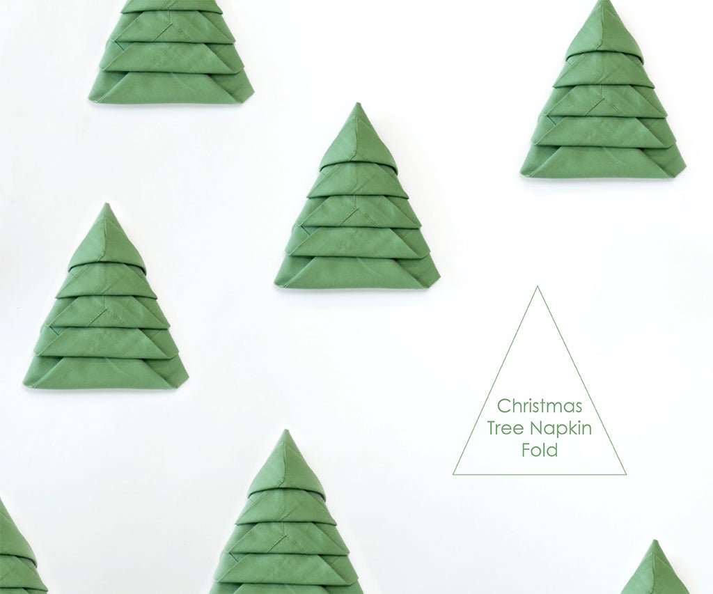 Christmas Tree Napkin Fold 10 Steps With Pictures Instructables Christmas Tree Napkin Fold