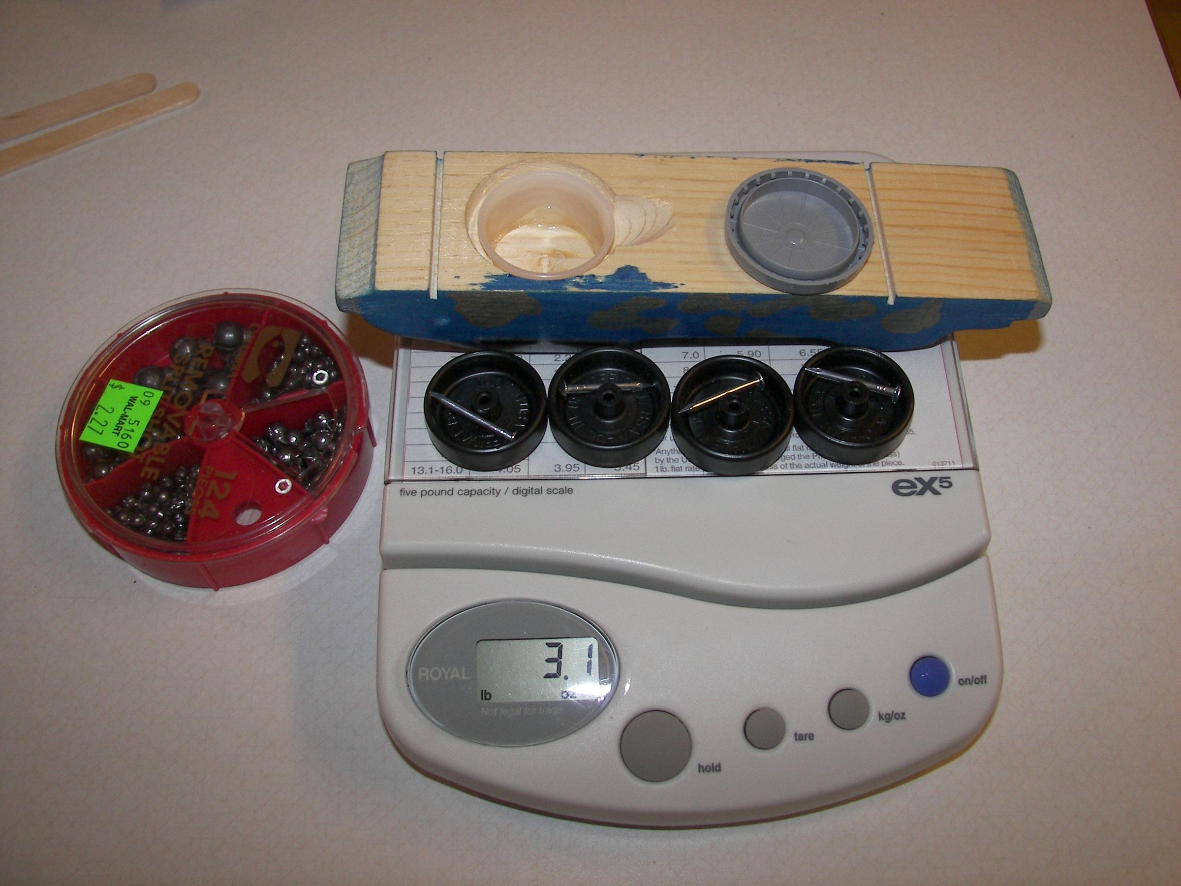 Pinewood Derby Car Weight Compartment 5 Steps Instructables