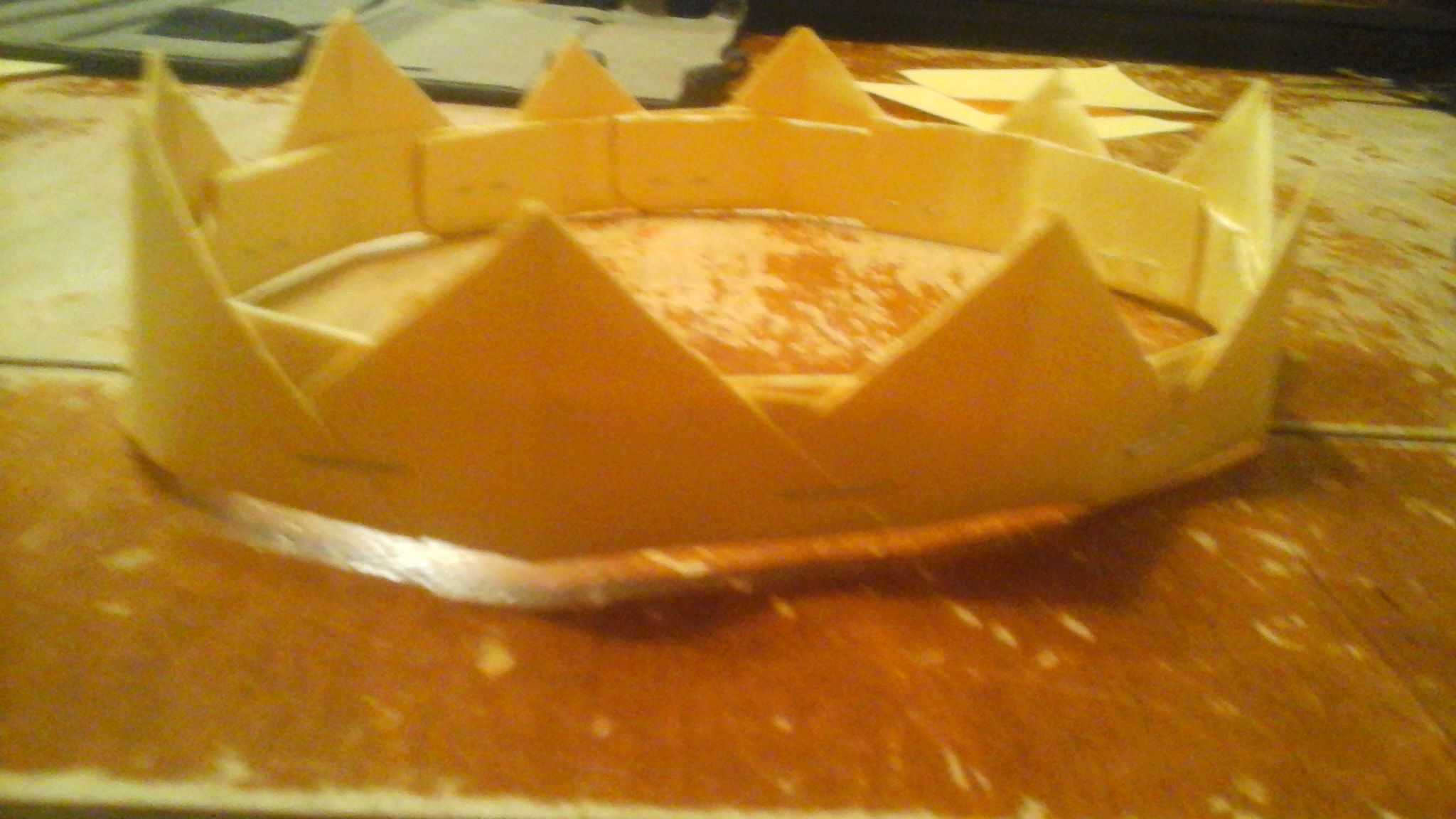 Origami Paper Crown 8 Steps Instructables