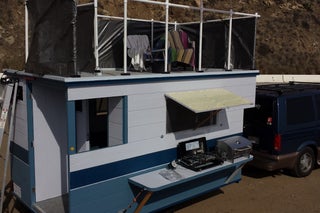 Easy 3 Person Camper With Outdoor Kitchen Shower Bathroom And Sundeck 9 Steps With Pictures Instructables
