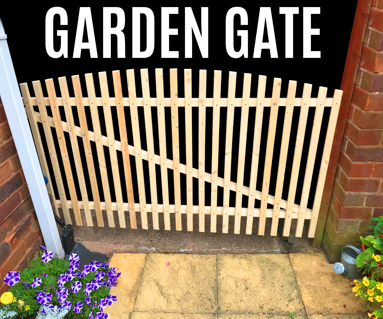 How To Make A Garden Gate 5 Steps With Pictures Instructables