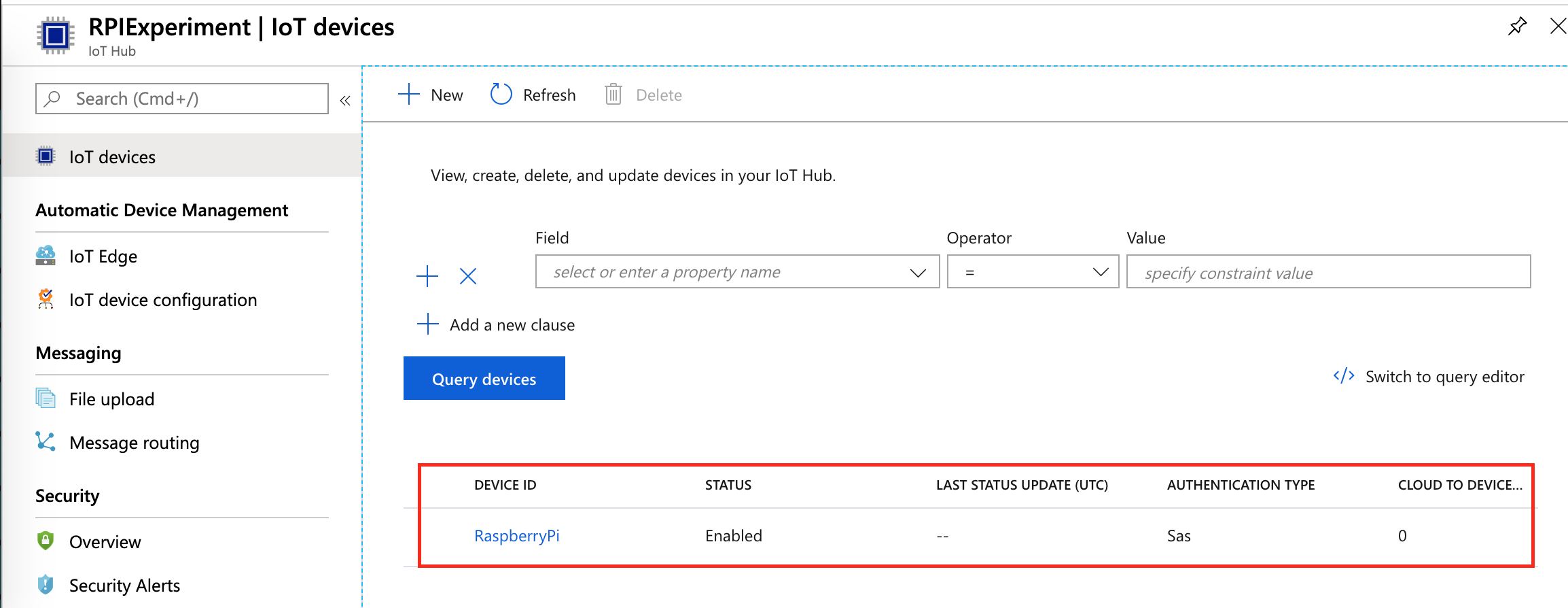 Setting Up Raspberry Pi With Azure IoT Hub : 5 Steps - Instructables