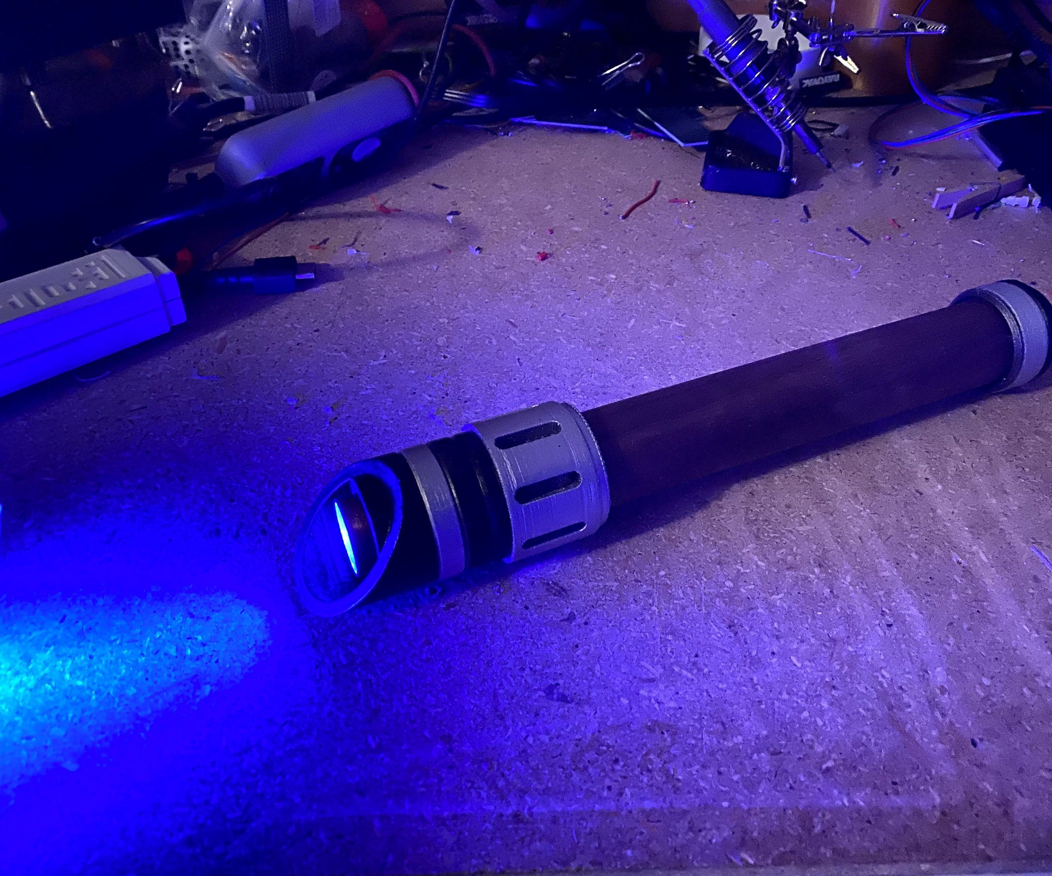 Arduino Powered RGB Lightsaber With Sound Effects and Flash on Clash