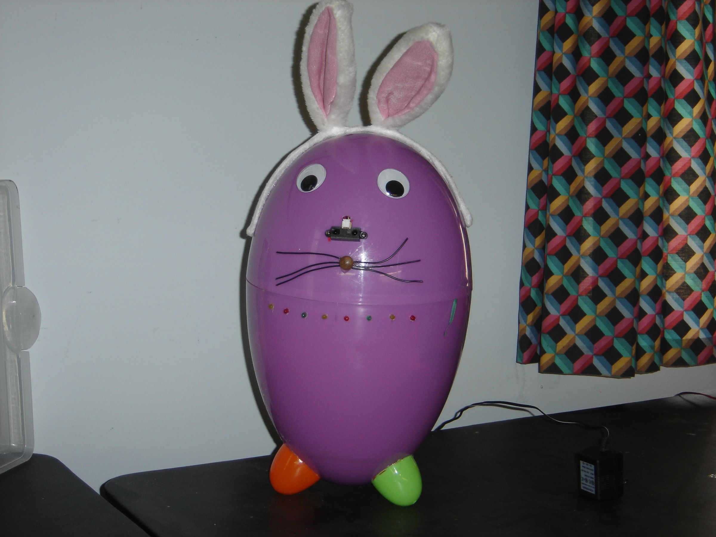 DIY guide for Big Egg + Arduino +IR sensor = EasterEgguino with step-by-step instructions