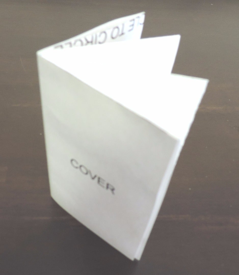 A One Sheet of Paper Booklet : 5 Steps - Instructables