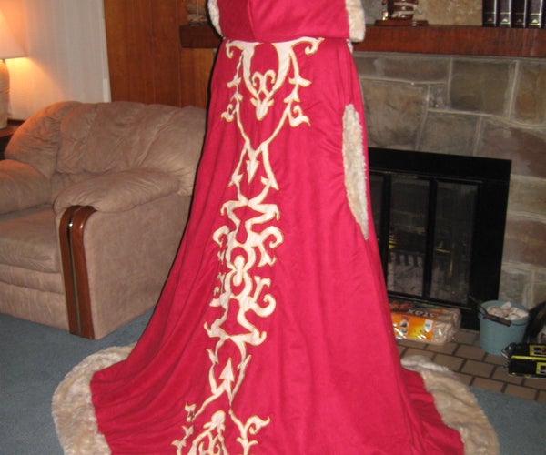 Fur and Suede Winter Cloak