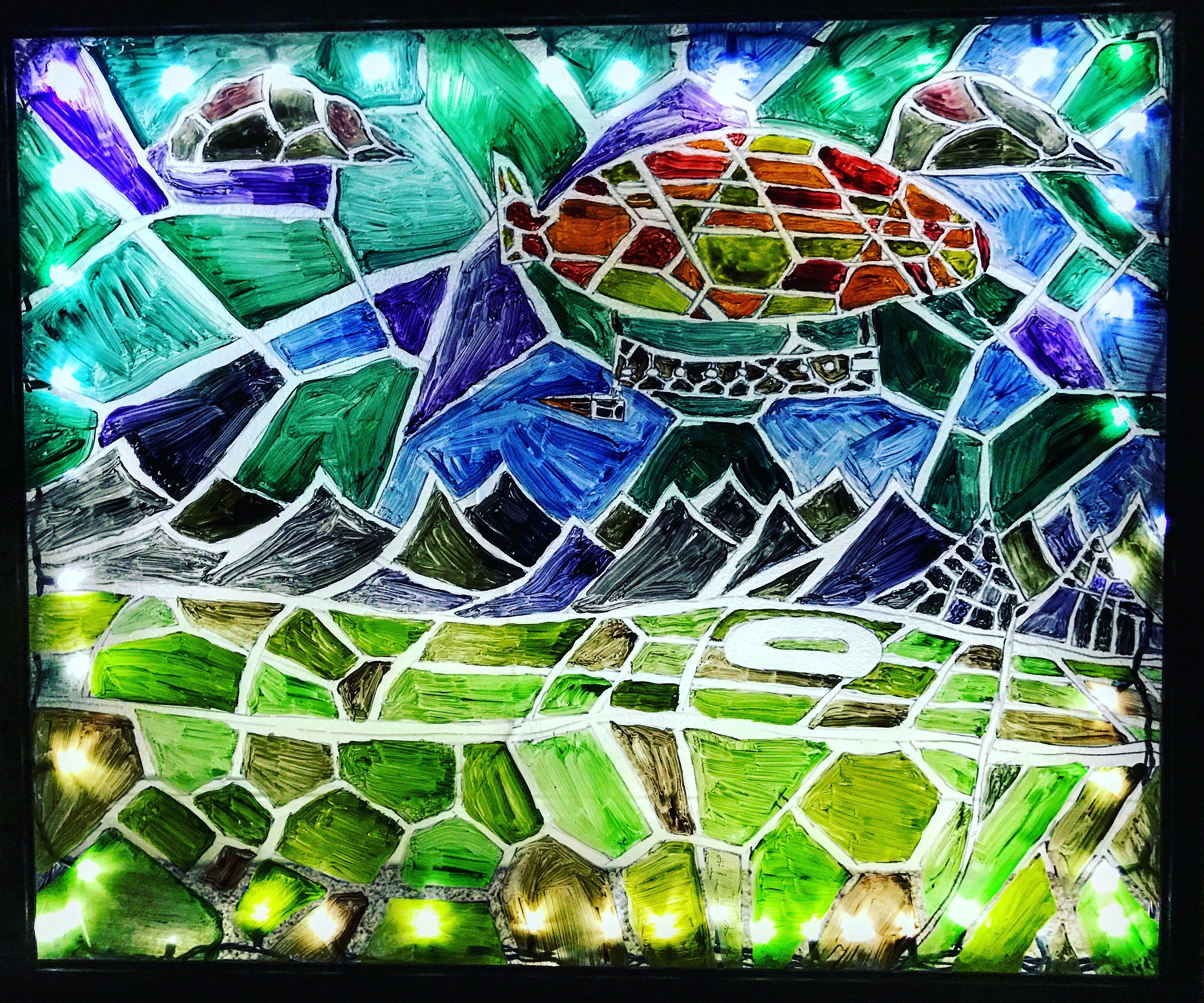 "stained" glass art DIY Project DIY Project Image