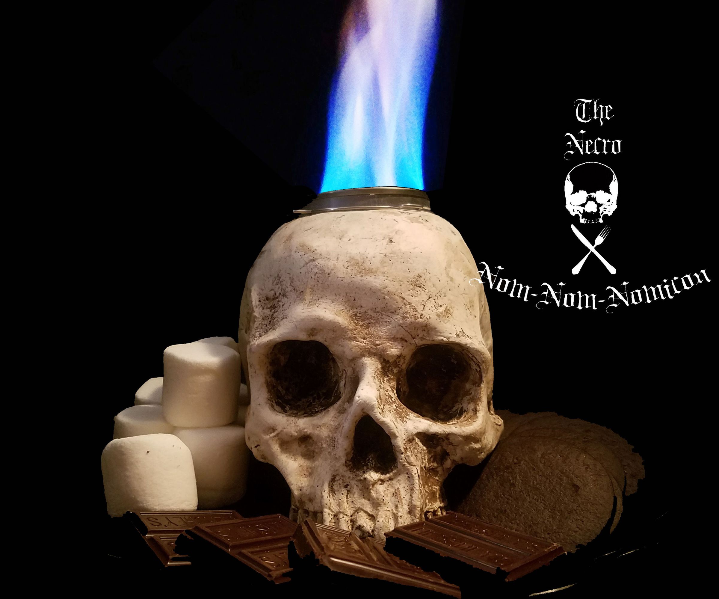 Casting Your Own Skull Table Top S'more Firepit