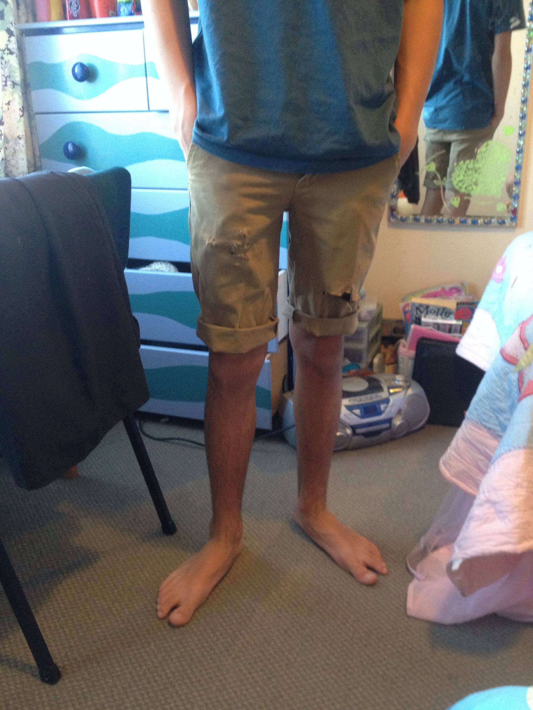 Ugly Jeans Into Stylish Shorts! 5 Steps Instructables