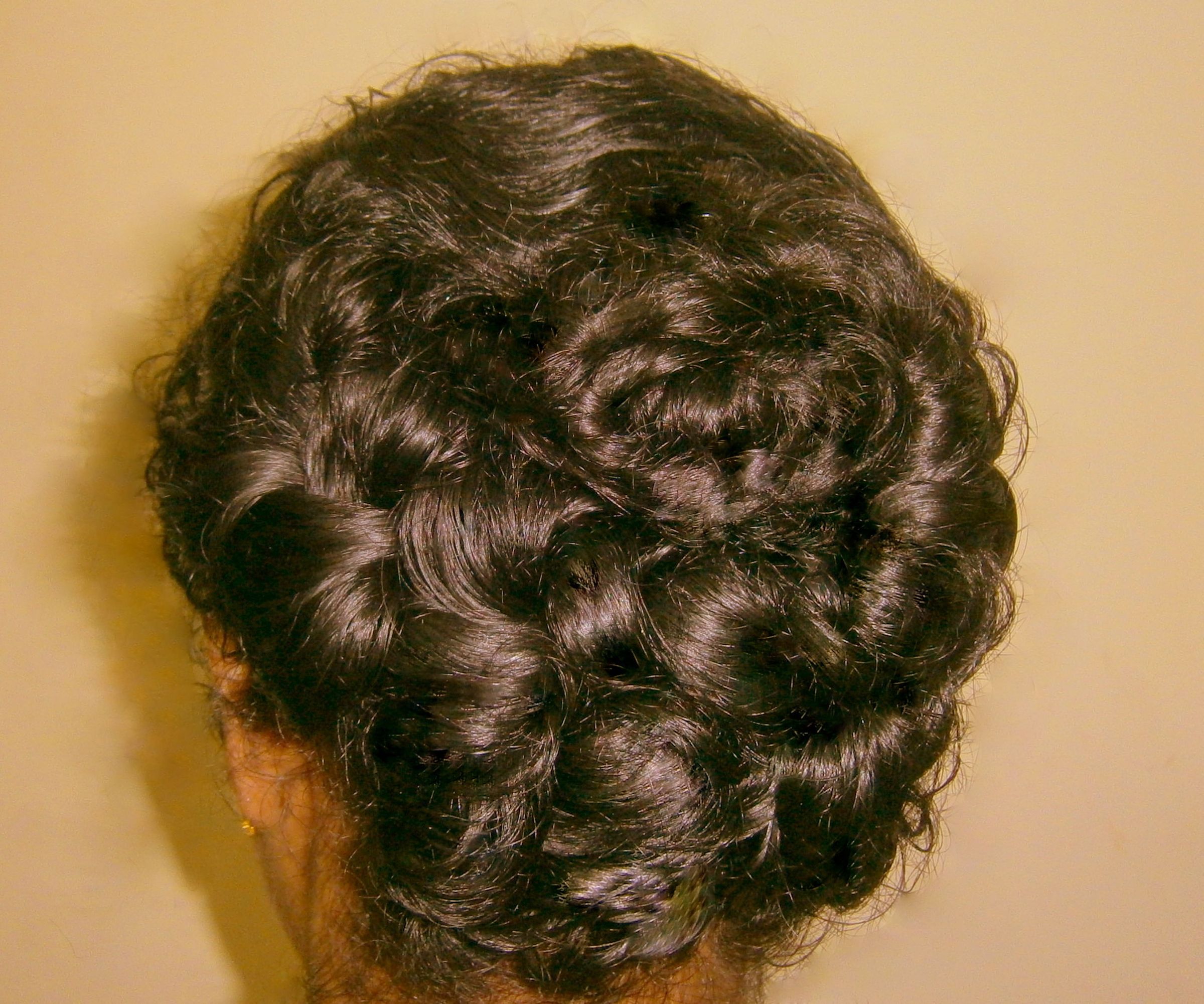 Crown Fishtail Rosette for Curly Hair