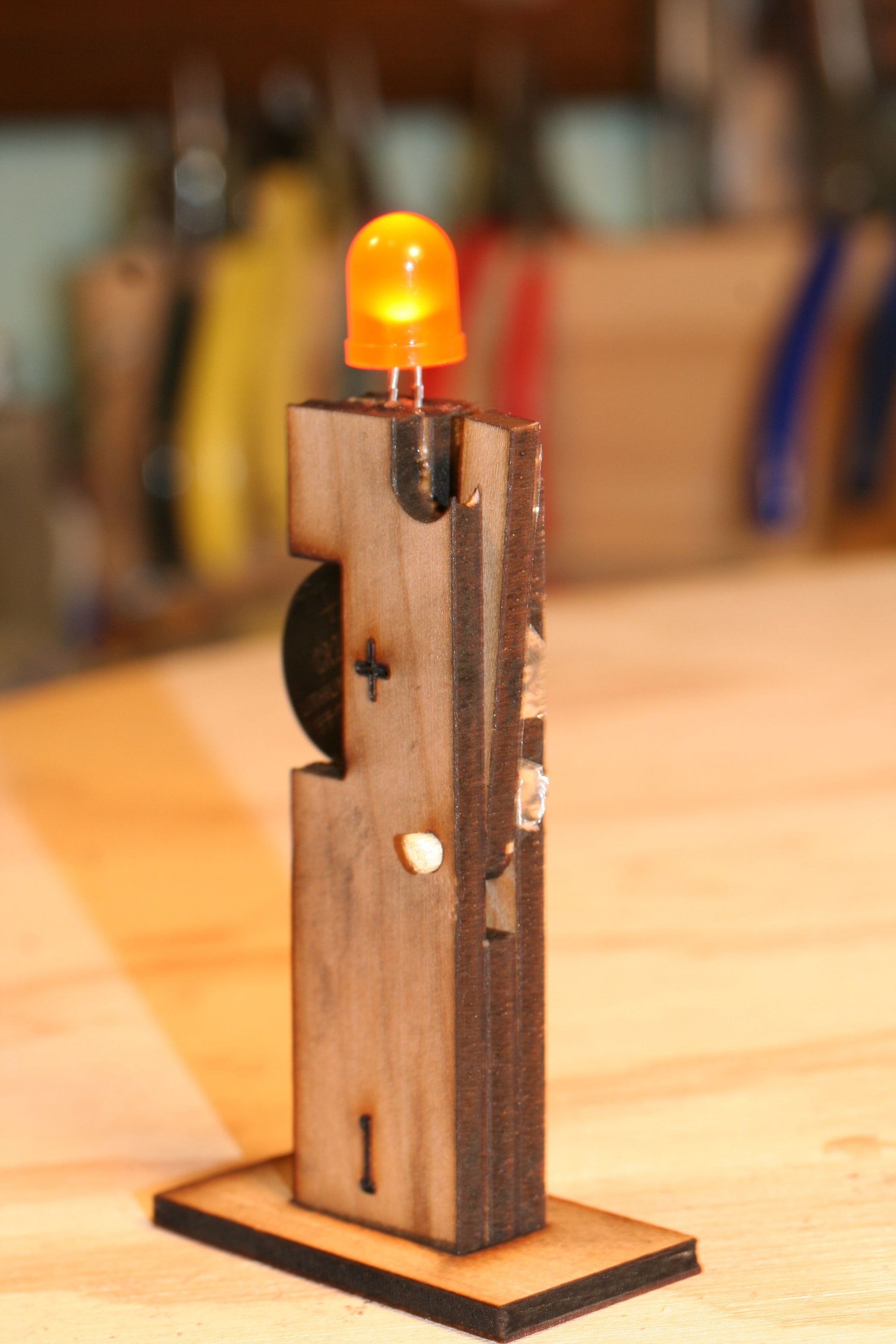 LED Candle From Lasercut Parts 7 Steps (with Pictures) Instructables