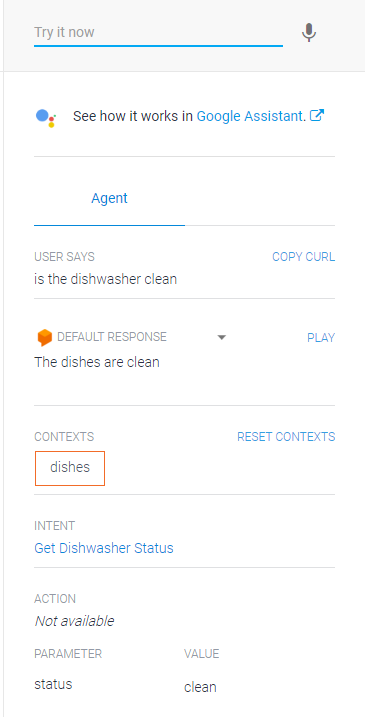 google assistant dishwasher