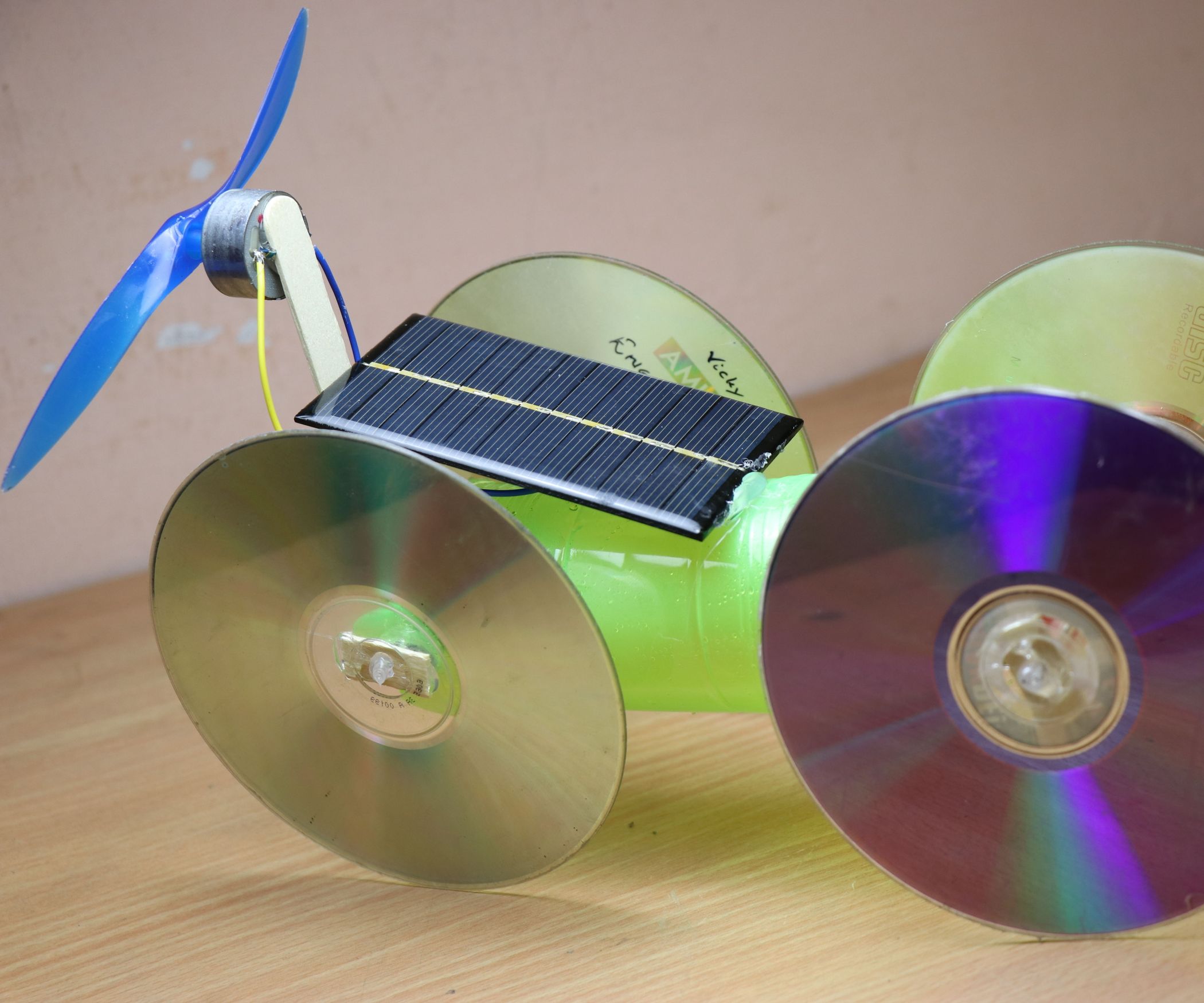 DIY Solar Air Car Under 10 4 Steps Instructables