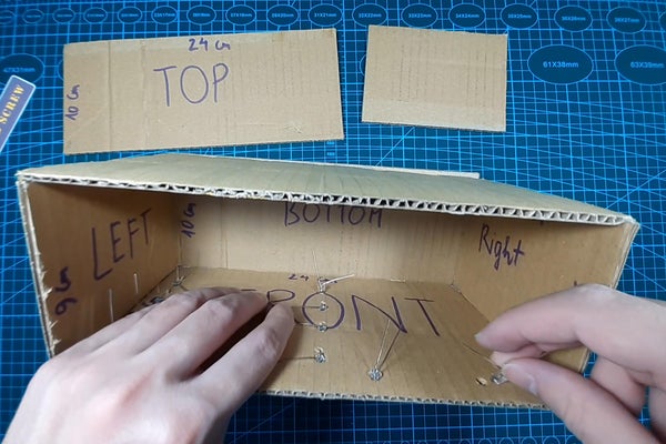 Drill Hole and Put the LED