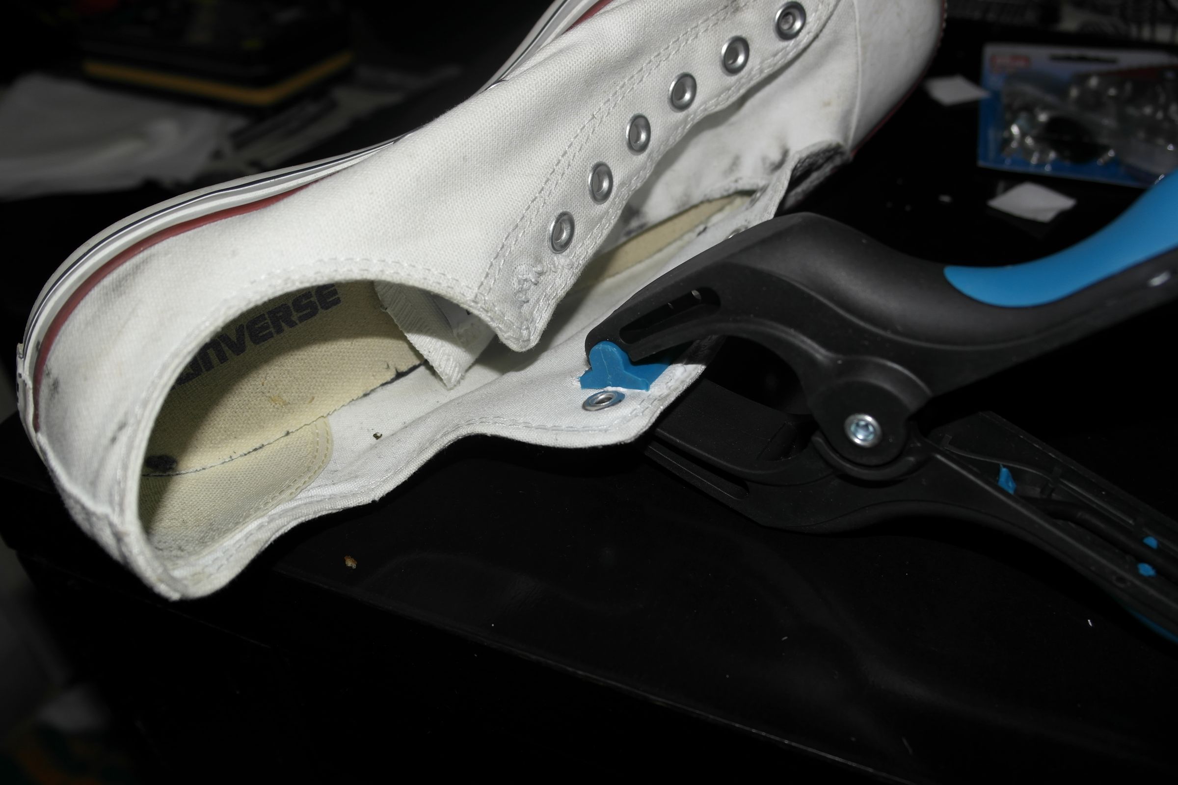 How to Fix Torn Converse and Replace Eyelets 7 Steps (with Pictures