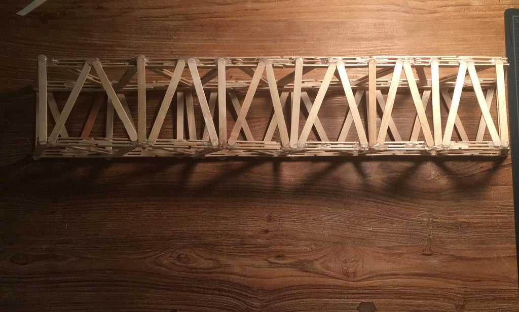 Warren Truss Popsicle Stick Bridge : 8 Steps - Instructables