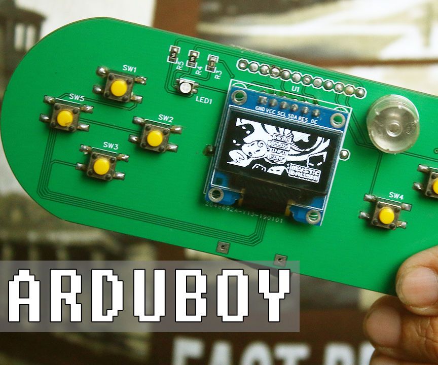 Handheld Gaming Console Arduboy Clone 6 Steps With Pictures Instructables