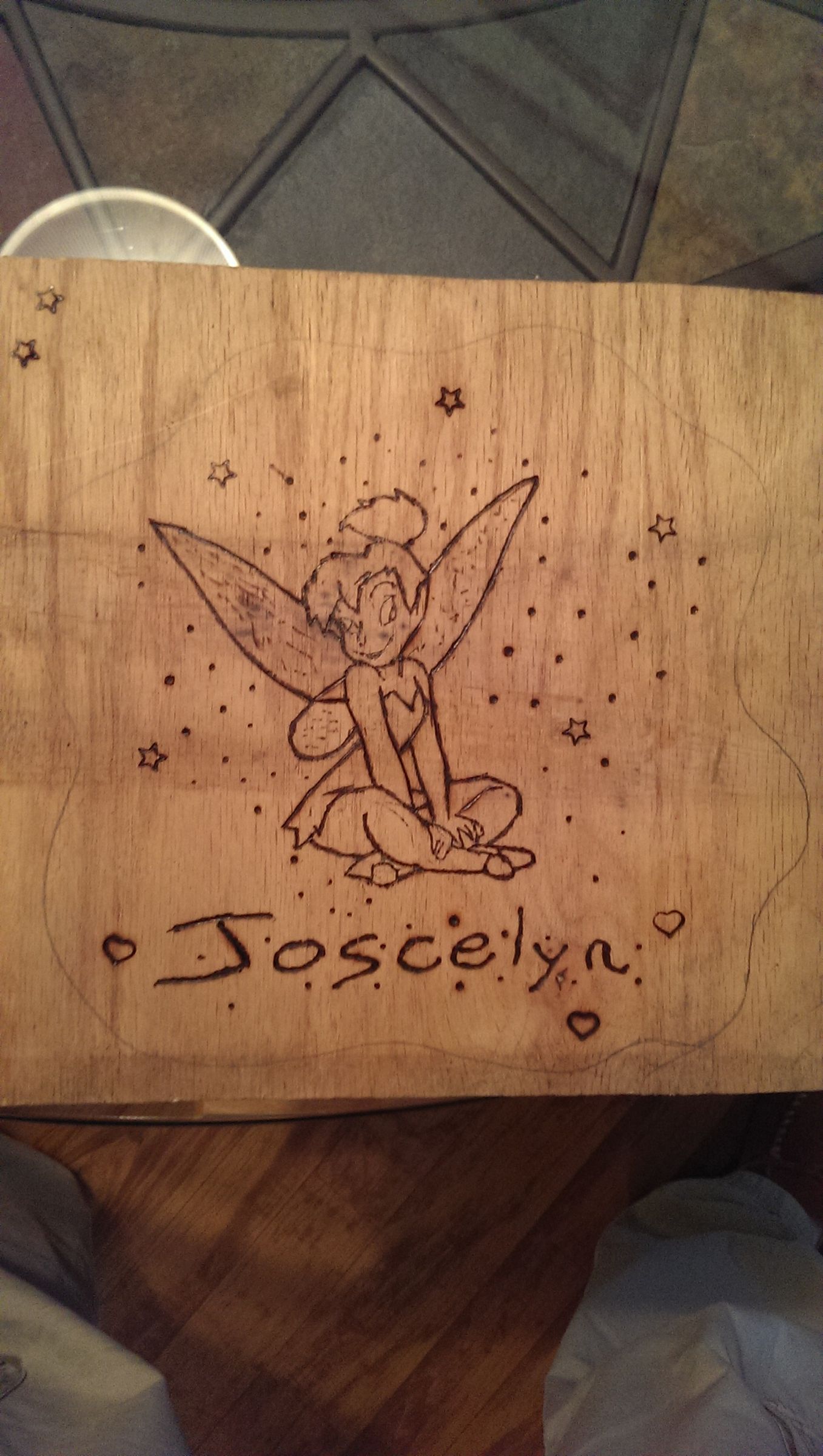 Wood Burned Name Plate 6 Steps Instructables
