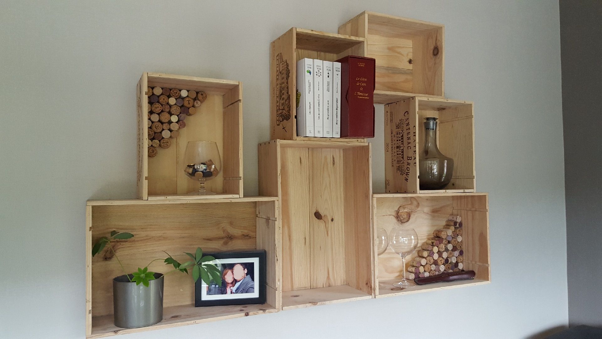 Wine Box Shelf 4 Steps (with Pictures) Instructables