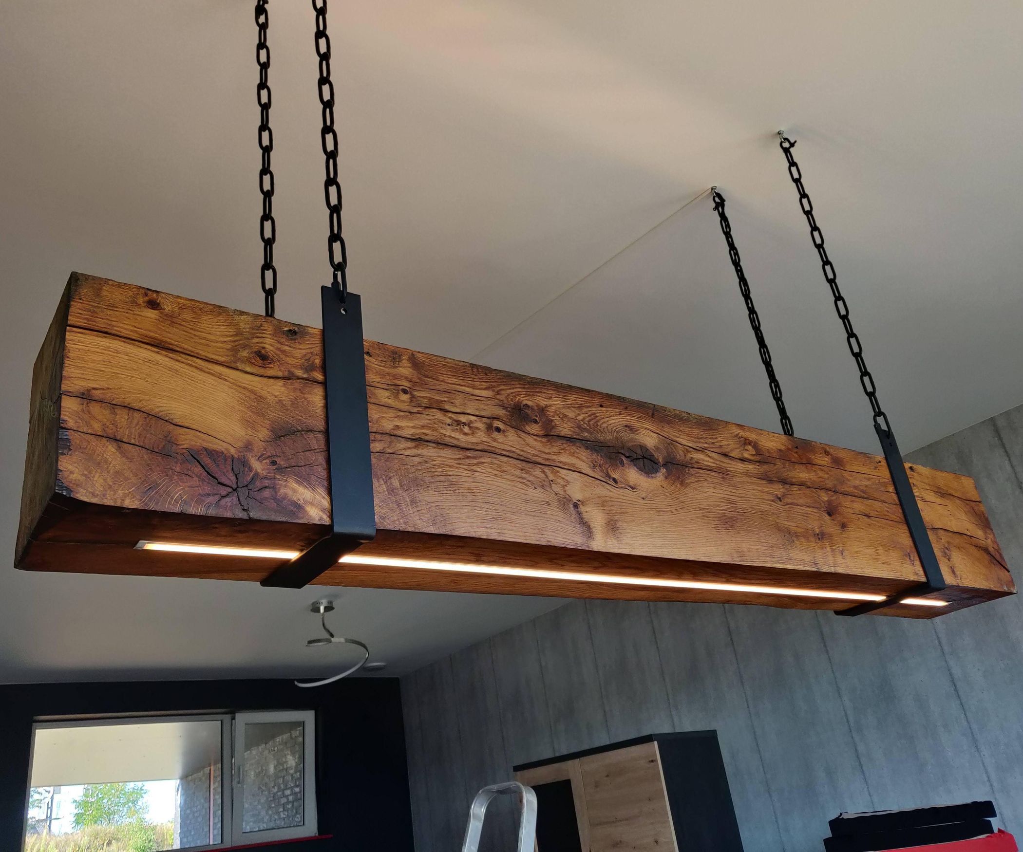 Reclaimed Oak Beam Light 13 Steps (with Pictures) Instructables