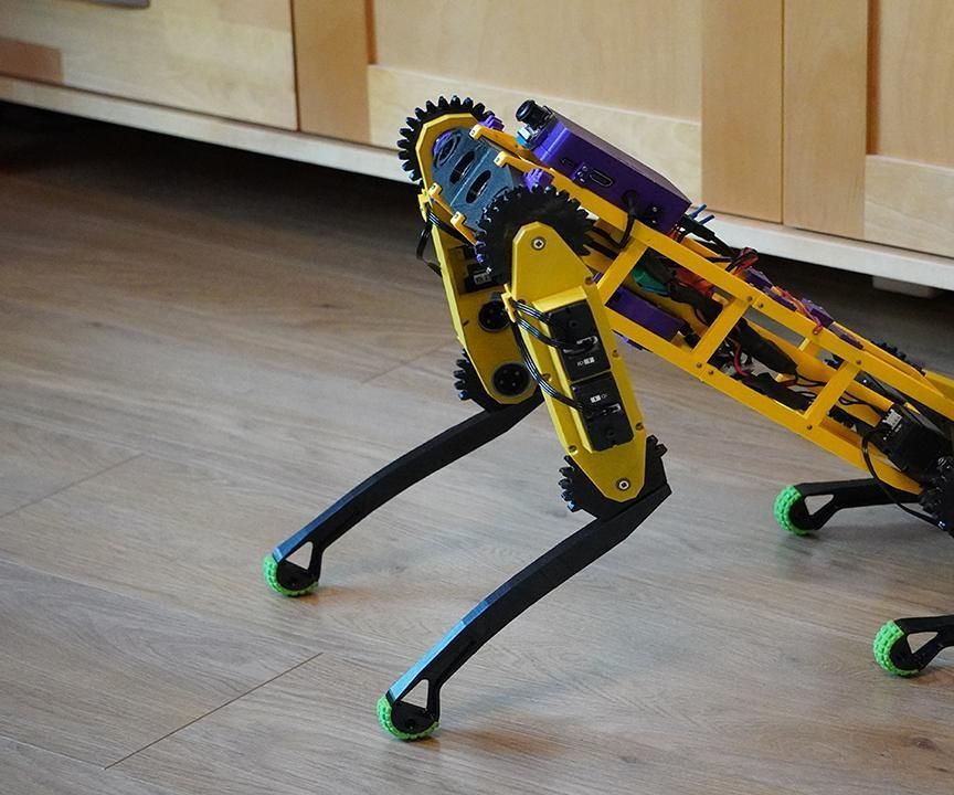 DIY Spot Like Quadruped Robot (building Log V2) 8 Steps