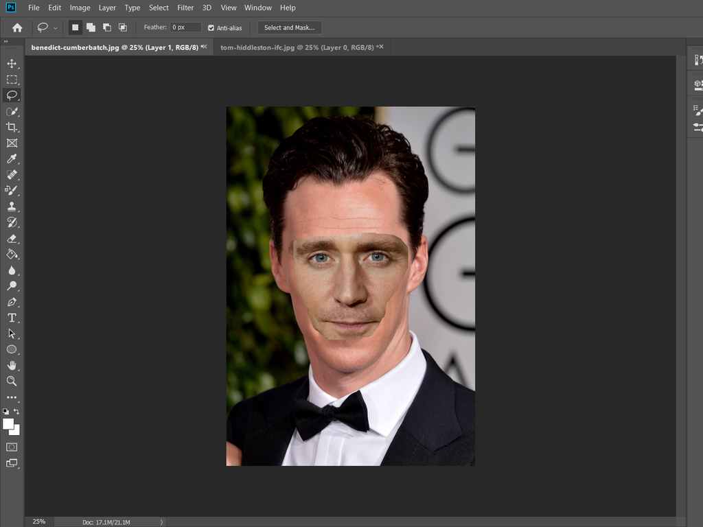 face swapping in photoshop cc 2019