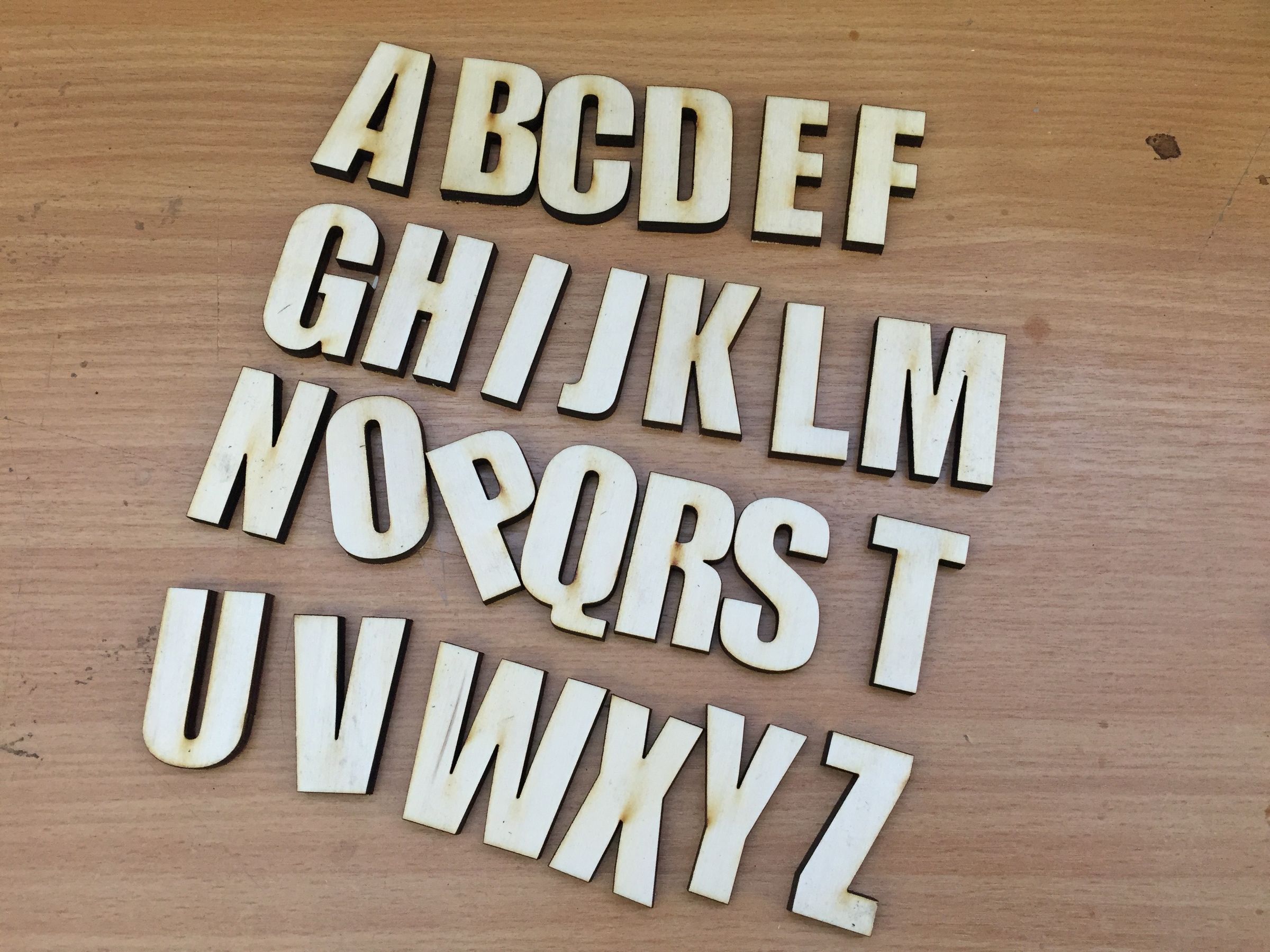 LASER CUT LETTERPRESS TYPE 6 Steps (with Pictures) Instructables
