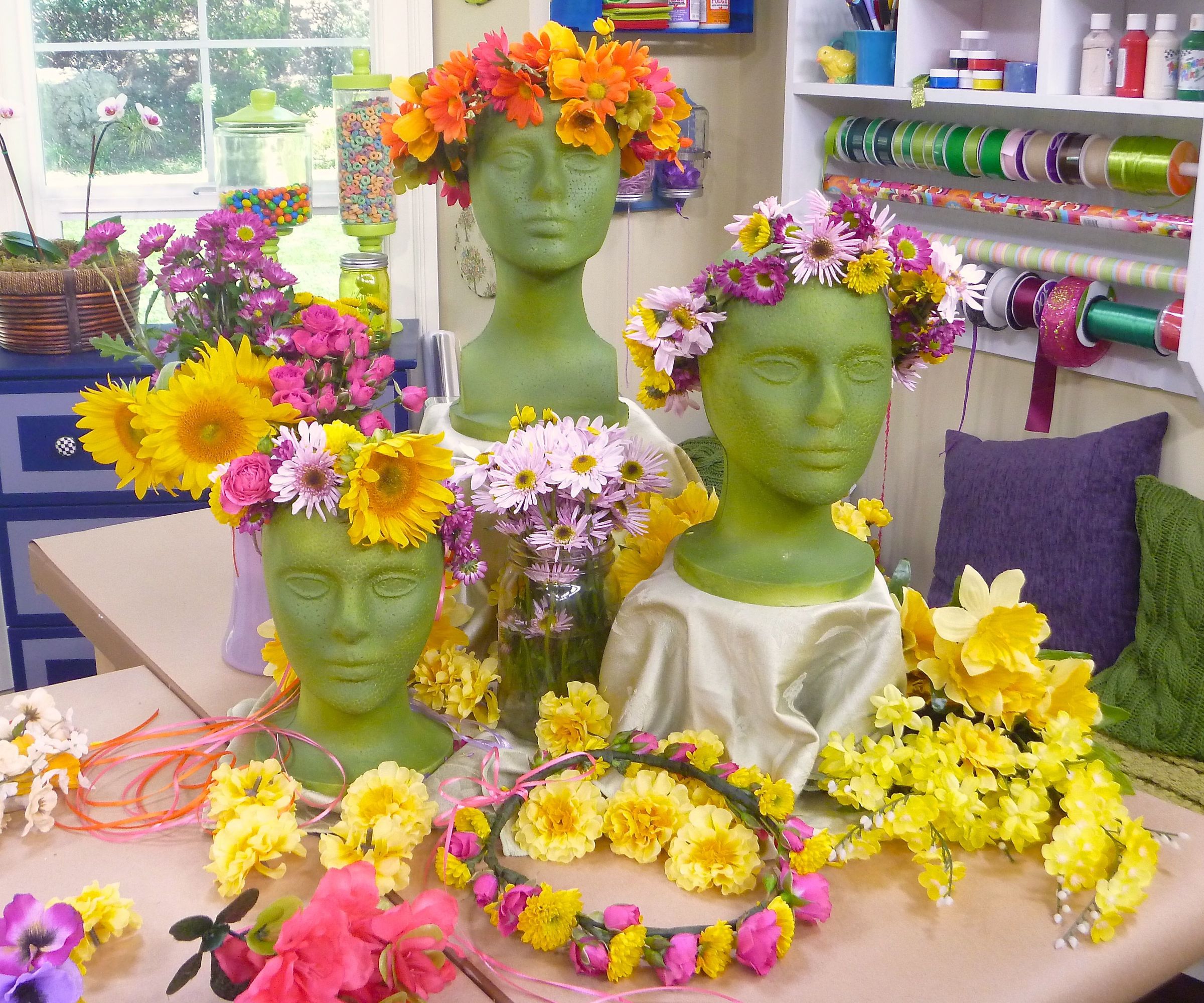 DIY guide for Floral Head Wreaths -- a Midsummer Tradition with step-by-step instructions