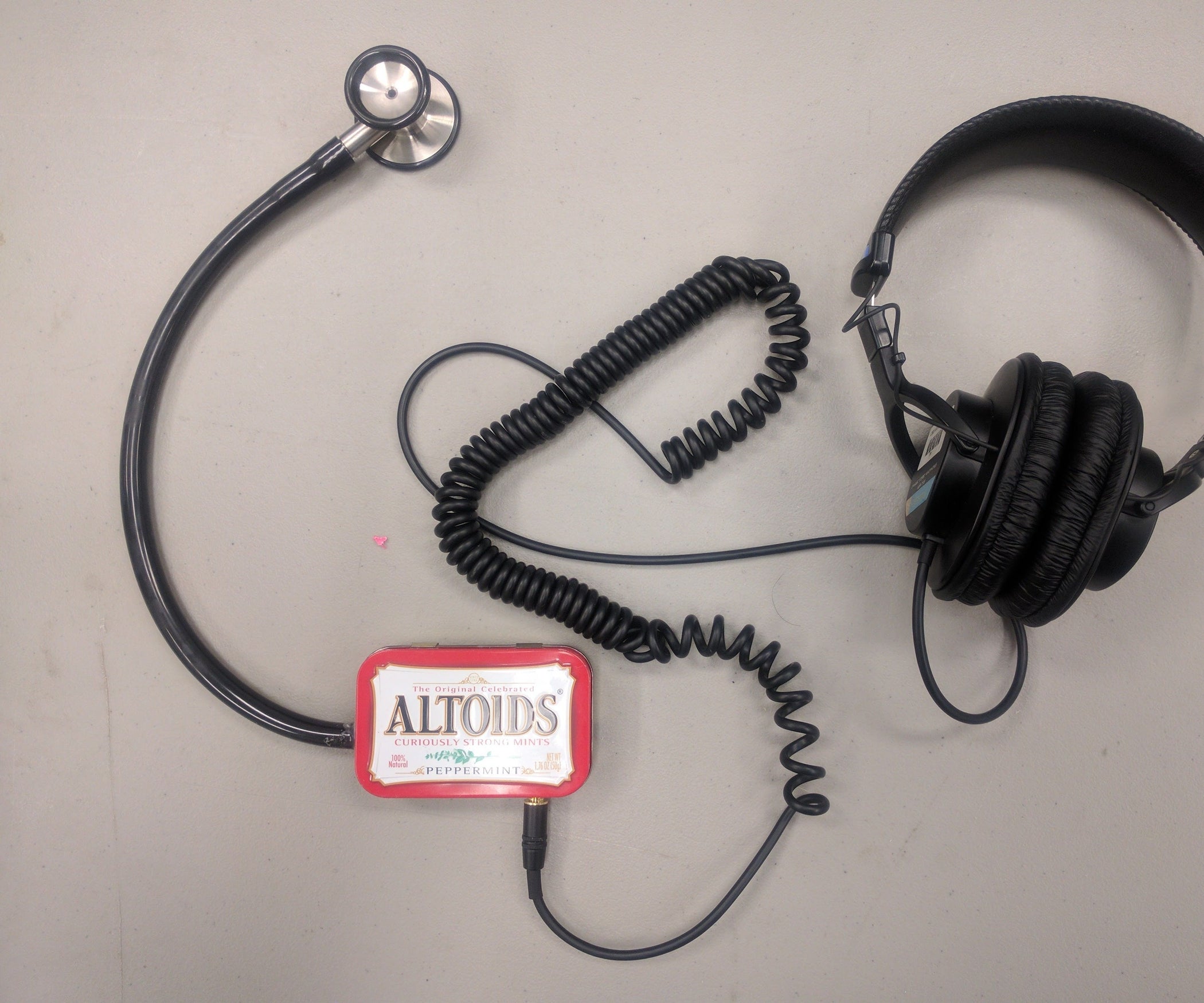 Electronic Stethoscope With MEMS Microphone and Recharchable LiPo