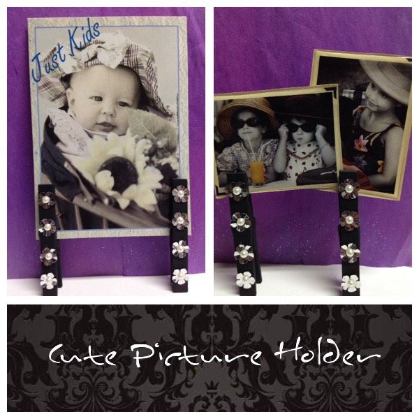 Clothespin Picture Holders 4 Steps Instructables