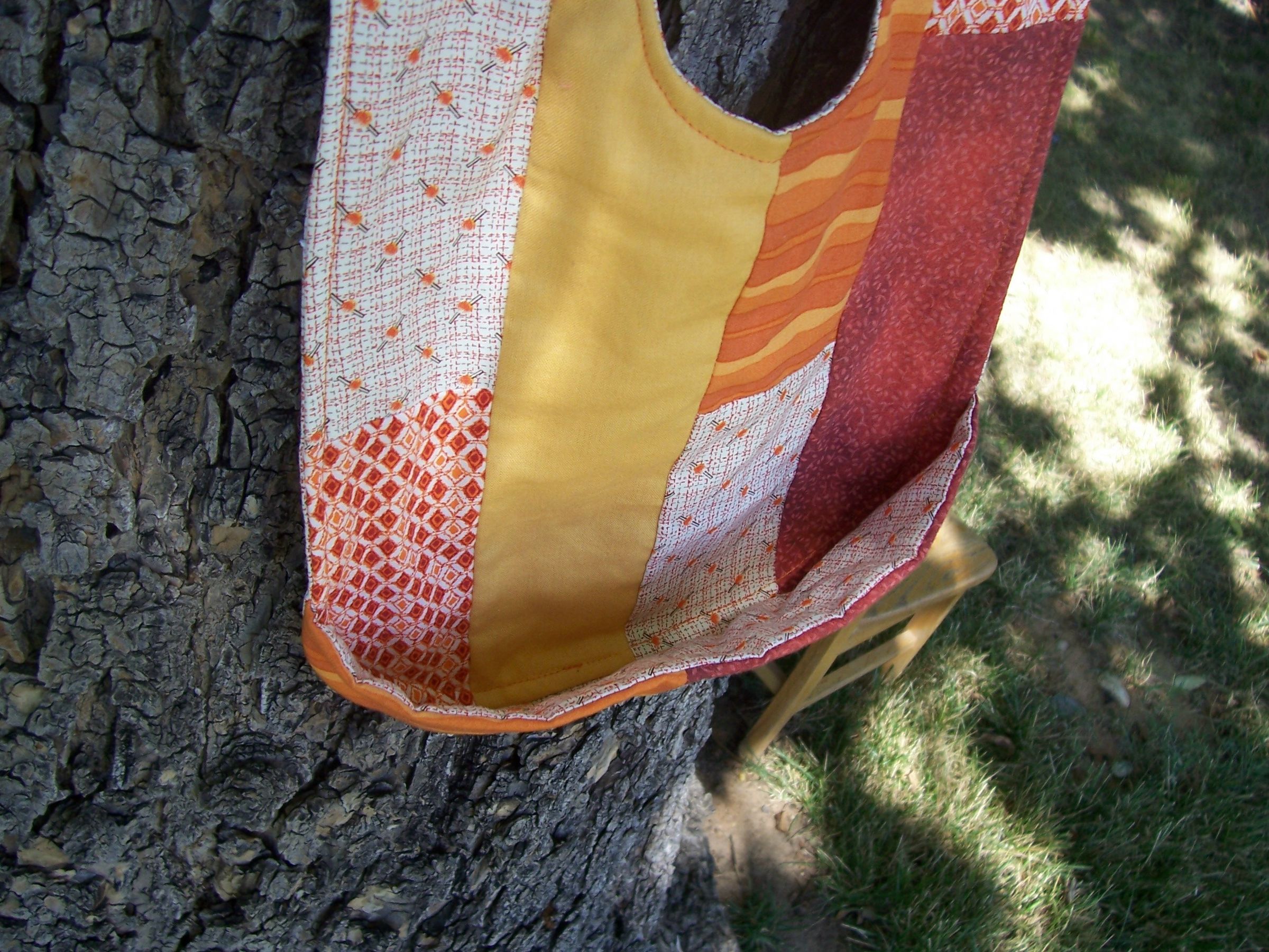 Reversible Quilted Bib With Pocket 9 Steps Instructables