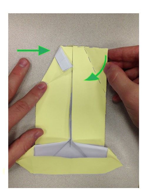 collared shirt origami