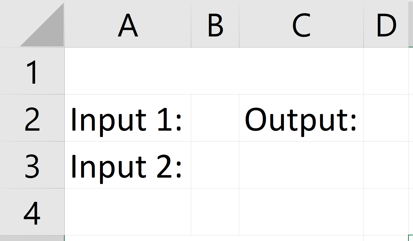 Make Logic Gates In Excel 11 Steps Instructables