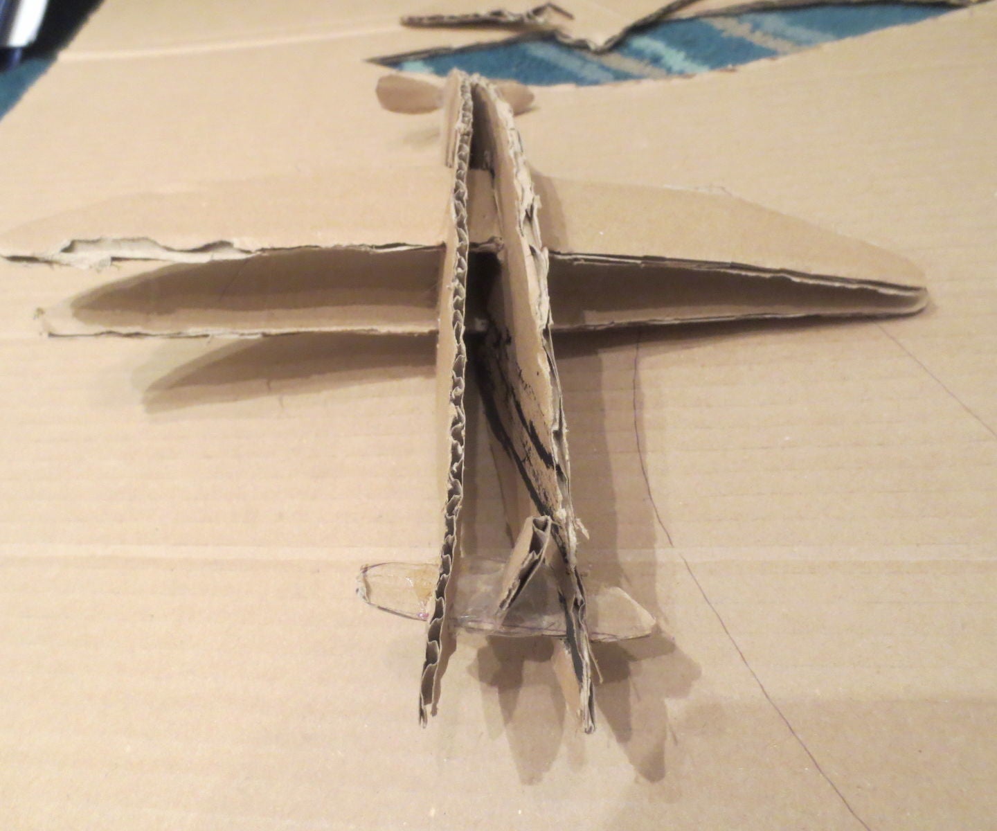 Cardboard Aeroplane 7 Steps Instructables