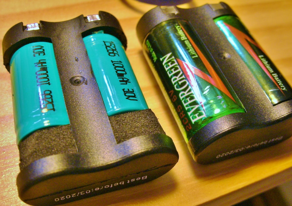 Recharge I Fy Your 2cr5 Battery 5 Steps With Pictures Instructables